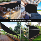 Artpuch 90% Sun Shade Cloth, 8 x 12 FT Pergola Shade Cover Canopy - Image 8