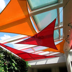 Patio Paradise 13' x 13' x 13' Sun Shade Sail Triangle Canopy Shade Cloth - Image 5