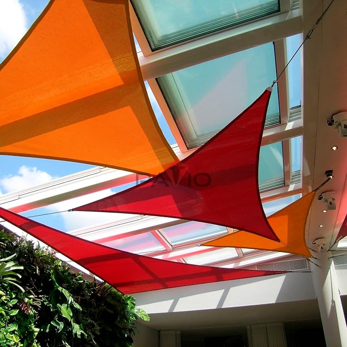Patio Paradise 23' x 23' x 23' Sun Shade Sail Triangle Canopy Shade Cloth - Image 6