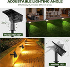 Kingsyard Solar Lights Outdoor Waterproof IP68, 47 LEDs 3 Lighting Modes USB & - Image 5