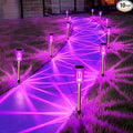 Christmas Solar Lights Outdoor 10 Pack Solar Pathway Lights Outdoor Halloween by Gorrzai