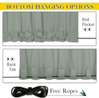 NICETOWN 2 Panels Outdoor Curtains - Image 4