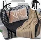 Giantex Hammock Chair Macrame Swing - Image 5