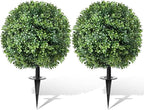 Artificial Topiary Bushes for Outdoors by FAJUNZH