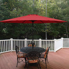 Simple Deluxe 9' Patio Umbrella Outdoor Table Market Yard Umbrella - Image 5