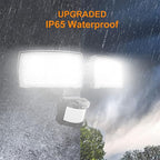 LEPOWER LED Security Lights Motion Sensor Light Outdoor, 30W 3200LM Motion - Image 6
