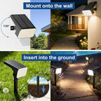 LANSOW Solar Spot Lights Outdoor Waterproof IP67, Solar Landscape Spotlights - Image 6