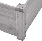Yaheetech 8×4ft Wooden Horticulture Raised Garden Bed Divisible Elevated - Image 7