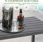 Outdoor Patio Counter Height Bar Table - Image 3