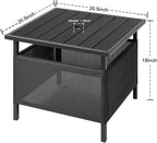 LZRS Adirondack Square Outdoor Side Table - Image 3