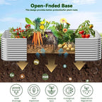 2 Pack Tall 8x3FT Raised Beds for Gardening, Corrugated Galvanized Steel Raised - Image 4