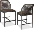 Best Choice Products Indoor Outdoor Counter Height Bar Stools Set of 2 by BestChoiceProducts
