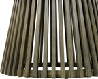 Merax Outdoor Dining Table 47.25" Round Extra-Large Acacia Wood Patio Dining - Image 5