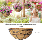 4 Pack 14 Inch Hanging Flower Baskets - Image 5