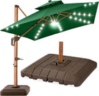 Best Choice Products 10ft Square Cantilever Patio Umbrella w/Base Included by BestChoiceProducts