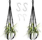 Augshy Macrame Hanging Planter, 2 Pack Hanging Planters by Augshy