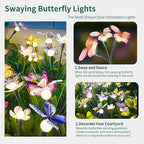Solar Garden Lights, IP65 Waterproof Butterfly Lights - Image 3