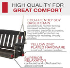 Amish Casual Heavy Duty 800 Lb Mission Treated Porch Swing - Image 3