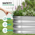 1MORE Raised Garden Bed -8X2X1 Galvanized Planter Box - Image 5