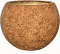 10 H x 14" Dia Round Fiberstone Planter by Panlaolao
