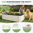 INNO STAGE 2Pcs Galvanized Raised Garden Bed Kit, Rust-Resistant & Easy Assembly - Image 7