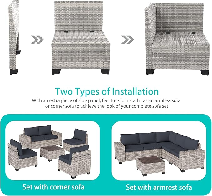 15-Piece Outdoor Patio Furniture Set - Image 3