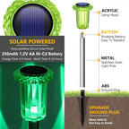 St Patricks Day Decorations Solar Lights Outdoor 10 Pack Solar Pathway Lights - Image 2