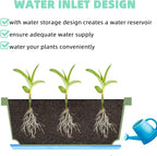 Window Box Planter, 7 Pack Plastic Vegetable Flower Planters Boxes 17 Inches - Image 5