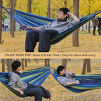 Camping Hammock Comfortable Fabric Hammocks - Image 2