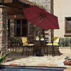 JEAREY 7.5FT Patio Umbrella Market Table Umbrella - Image 3