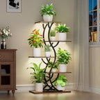Plant Stand Indoor with Grow Lights by EVAWOO