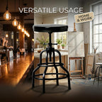 LOKKHAN Vintage Industrial Bar Stool - Image 9
