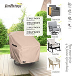 JinHrtoyi Outdoor Chair Covers 2 Pack, 27Wx32Dx36H inches Patio Chair Cover - Image 3