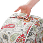 Magpie Fabrics Indoor/Outdoor Inflatable Stool Ottoman Pouf, Water Repellent - Image 6