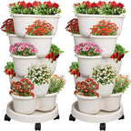 Hourleey Strawberry Planter, Stackable Gaden Tower by Hourleey