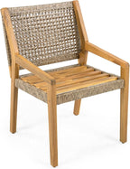 Christopher Knight Home Verle Wooden Patio Dining Set - Image 12