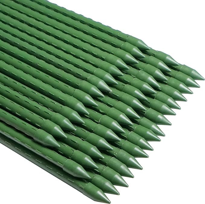 WAENLIR Garden Stakes 72 inch 6ft Sturdy Tomato Stakes, Plant Stakes by WAENLIR