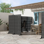 Casaphoria Metal Privacy Screen Outdoor, Fence Black - Image 8