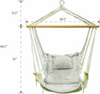 Hammock Chair Hanging Rope Swing, *12 Patterns, Quality Comfortable and - Image 2