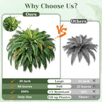 MARTINE MALL 48 inch Fake Ferns Artificial Ferns - Image 2