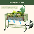 Rolling Elevated Raised Garden Bed-V Series, 1000 Lbs Weight Capacity, Outdoor - Image 6