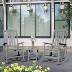 Oversized Rocking Chair Set of 2, Outdoor Rocking Chair - Image 2