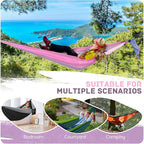 Camping Hammock Lightweight, Portable Hammocks Parachute Hammock - Image 7
