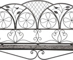 Alpine Corporation 45" Long Outdoor Metal Classic Bench - Image 10
