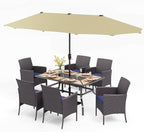 PHI VILLA 7 Piece Outdoor Dining Set - Image 9