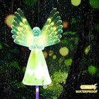 Angel Solar Lights for Cemetery, 2 Pack Solar Lights Outdoor Garden, Color - Image 5