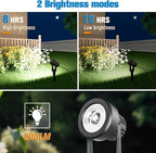 APONUO Solar Spot Lights Outdoor 6-in-1 Solar Landscape Lights Dusk to Dawn - Image 2