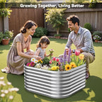 4 Pack 3x3FT Raised Beds for Gardening, Corrugated Galvanized Steel Raised - Image 5