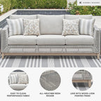 Signature Design by Ashley Seton Creek Cottage Nuvella Weather Resistant Fabric - Image 4