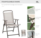 Outsunny 6 Piece Patio Dining Set - Image 3
